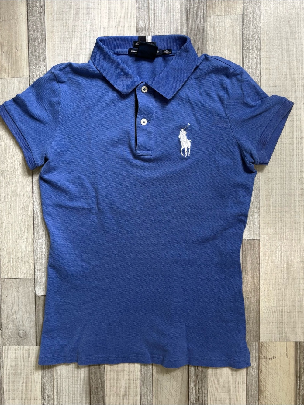 Ralph Lauren Royal Blue Girls' Polo with White Pony